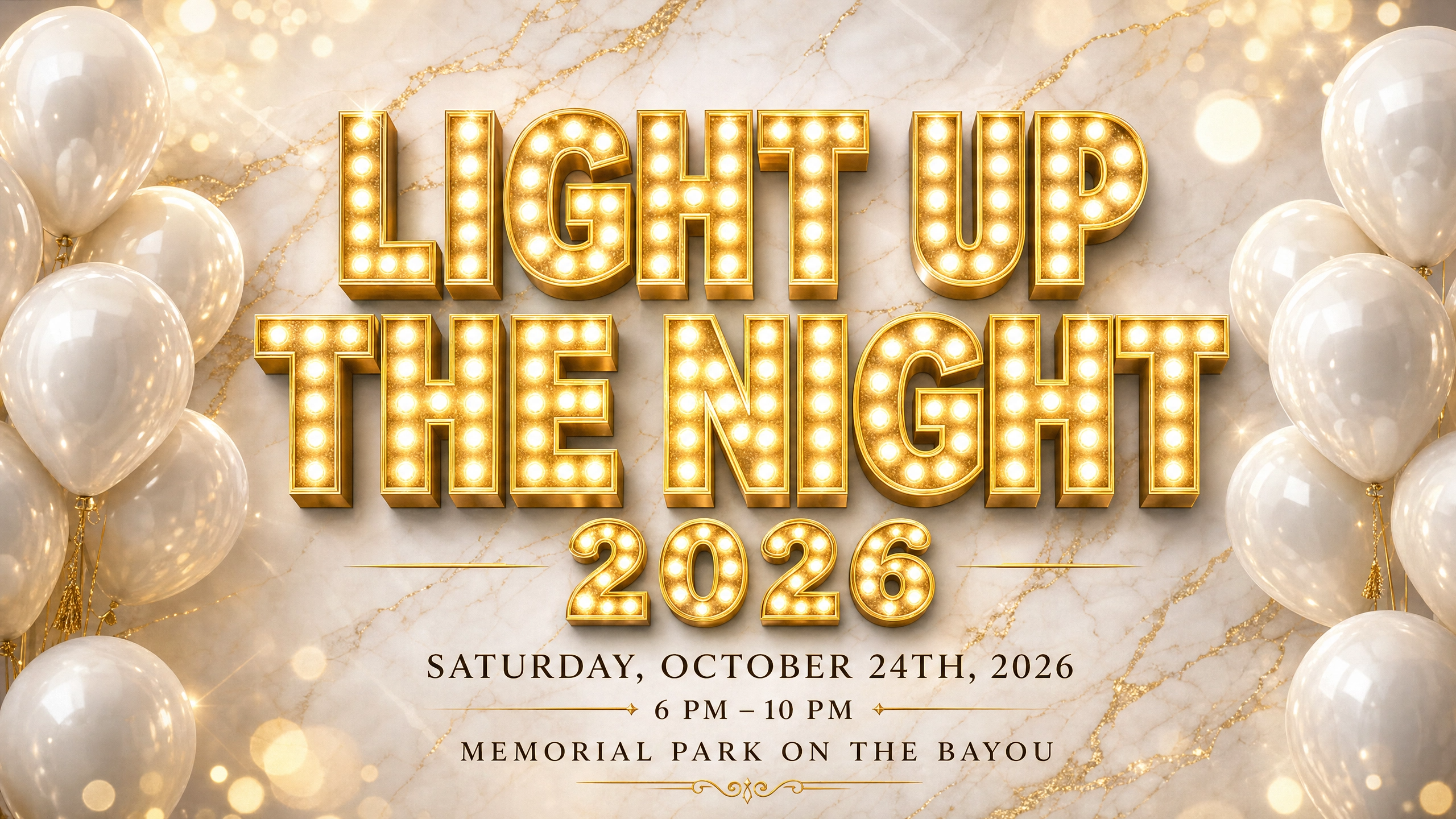 light up the night 2026 hero image Saturday October 24th.